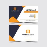 Abstract business card template design vector