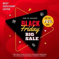 Banner for black friday design illustration vector