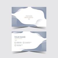 Creative and clean business card design template vector