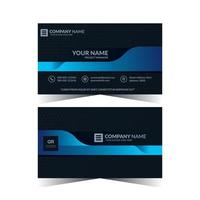 Modern business card design illustration vector