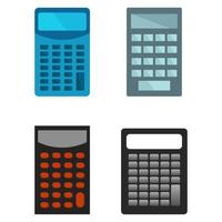 calculadora en fondo blanco vector