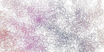 Light blue, red vector backdrop with chaotic shapes.