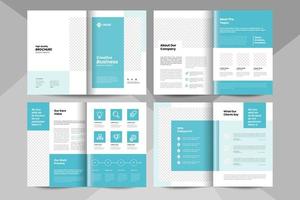 Creative business brochure template. Corporate business booklet template. vector