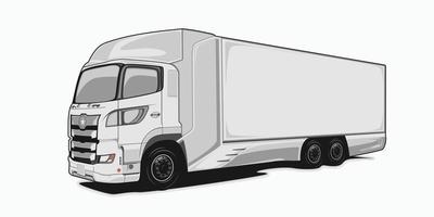Container Truck Vector
