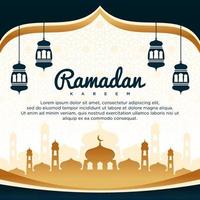 Ramadan Kareem Vector Background