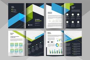 Creative business brochure template. Corporate business booklet template. vector