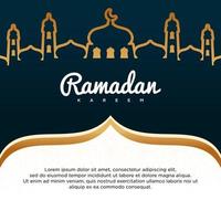 fondo de vector de ramadan kareem