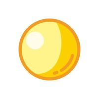 Sun Flat Style Science Icon Symbol vector