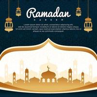 Ramadan Kareem Vector Background