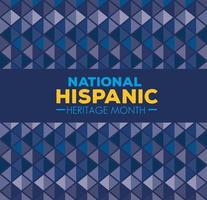 National hispanic heritage month banner