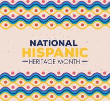 National Hispanic Heritage Month Banner