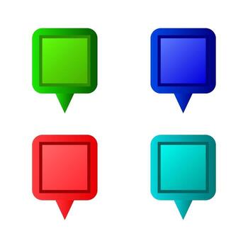 nube de diálogo en fondo blanco vector