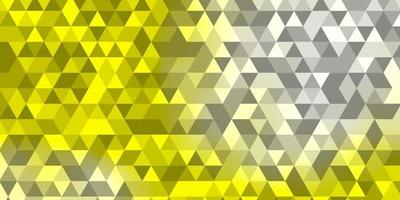 Fondo de vector amarillo claro con estilo poligonal.