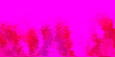 Dark pink vector triangle mosaic background.