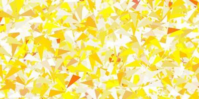 Light orange vector pattern with polygonal shapes.