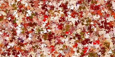 Light orange vector texture with random triangles.