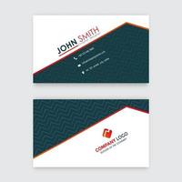 Latest professional business card template vector