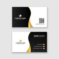 Corporative business card template vector