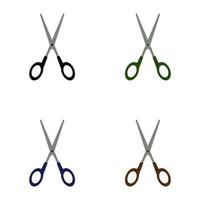 Set Of Scissors vector