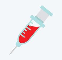 syringe icon for web vector