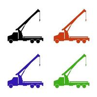 Set Of Cranes vector