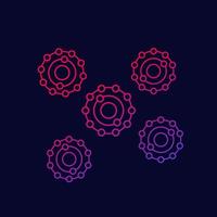 antioxidants vector icon with gradient.eps