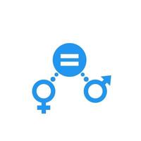 icono de equidad de género, vector sign.eps