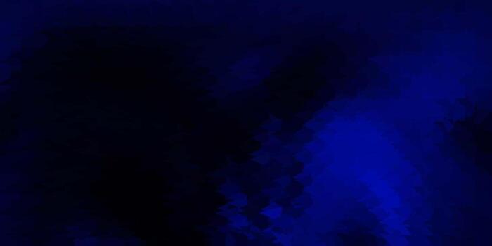 patrón poligonal vector azul oscuro.