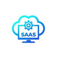 Saas vector icon for web.eps