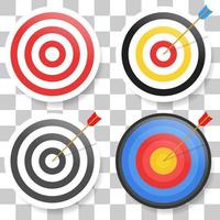 Target set icon. Vector sign