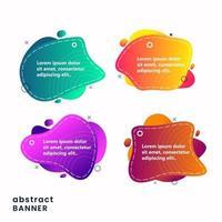 Gradient banner shopping sale collection vector