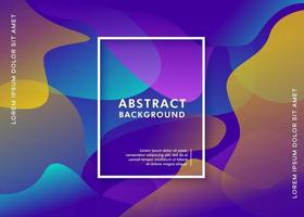 Abstract fluid gradient background vector