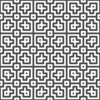 Abstract seamless square fish shapes pattern. Abstract geometric pattern for various design purposes. vector