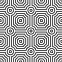Abstract seamless curvy circle square shapes pattern. Abstract geometric pattern for various design purposes. vector