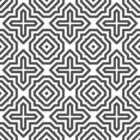 Abstract seamless hexagonal cross square shapes pattern. Abstract geometric pattern for various design purposes. vector