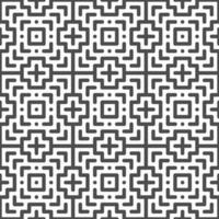 Abstract seamless cross square shapes pattern. Abstract geometric pattern for various design purposes. vector