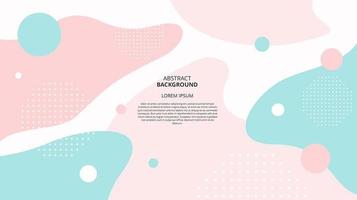 Abstract flat flow shapes background vector