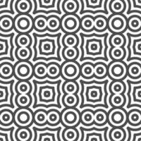 Abstract seamless curvy circle shapes pattern. Abstract geometric pattern for various design purposes. vector