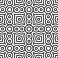 Abstract seamless curvy circle shapes pattern. Abstract geometric pattern for various design purposes. vector