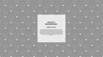 Abstract seamless curvy shape lines pattern vector