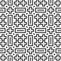 Abstract seamless cross square shapes pattern. Abstract geometric pattern for various design purposes. vector