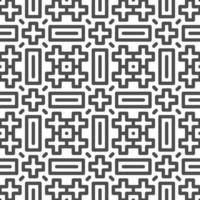 Abstract seamless cross square shapes pattern. Abstract geometric pattern for various design purposes. vector