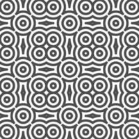 Abstract seamless curvy circular shapes pattern. Abstract geometric pattern for various design purposes. vector