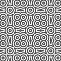 Abstract seamless curvy circular shapes pattern. Abstract geometric pattern for various design purposes. vector