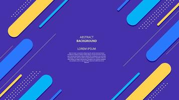 Abstract flat diagonal geometric shapes background vector