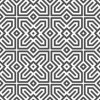 Abstract seamless hexagonal arabic star square shapes pattern. Abstract geometric pattern for various design purposes. vector