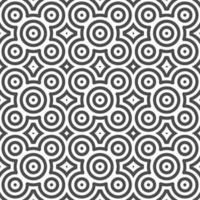 Abstract seamless centered dot circle shapes pattern. Abstract geometric pattern for various design purposes. vector