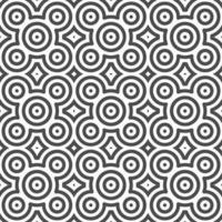 Abstract seamless centered dot circle shapes pattern. Abstract geometric pattern for various design purposes. vector