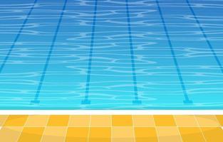 Swimming Pool with Lanes vector