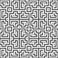 Abstract seamless rotated square shapes pattern. Abstract geometric pattern for various design purposes. vector
